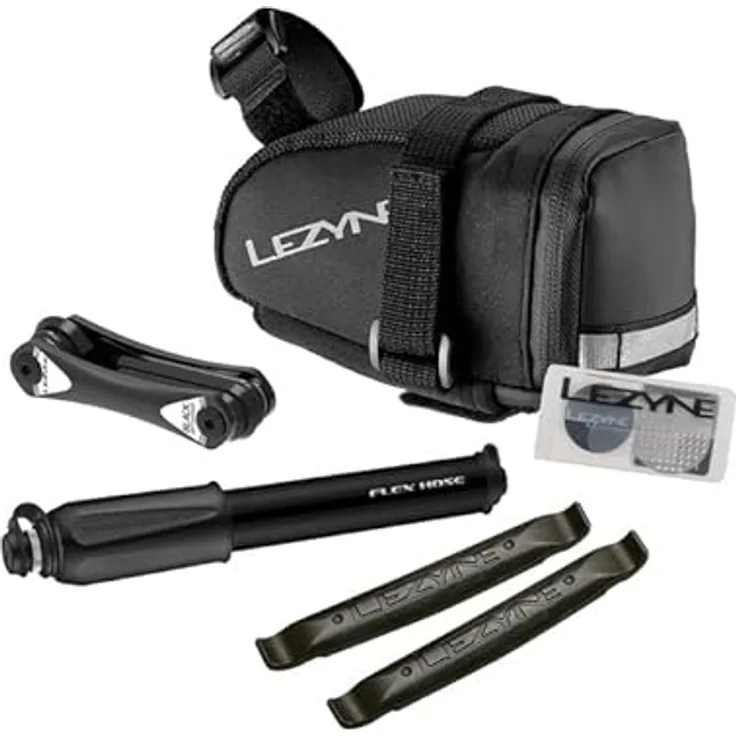 Lezyne Sattel Trainer Laufradtasche Satteltasche Caddy, Schwarz, 45.5 x 34.0 x 26.5 cm, 0.5 Liter, 1-SB-CADLD-V2M04