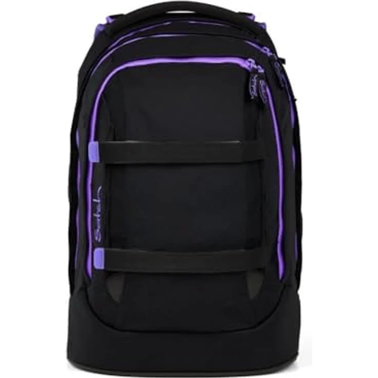 Satch Pack Schulrucksack Set 3tlg. mit 3D Soft-Mesh Rückensystem, Schlamperbox und Sportbeutel, Purple Phantom – Bild 2