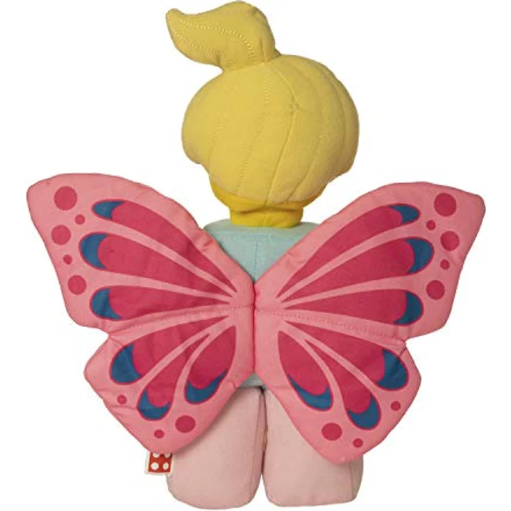 Manhattan Toy 335520 Butterfly Girl mit Blumen LEGO Minifigur Plüsch Charakter, Multicolour, 30. 48cm – Bild 5