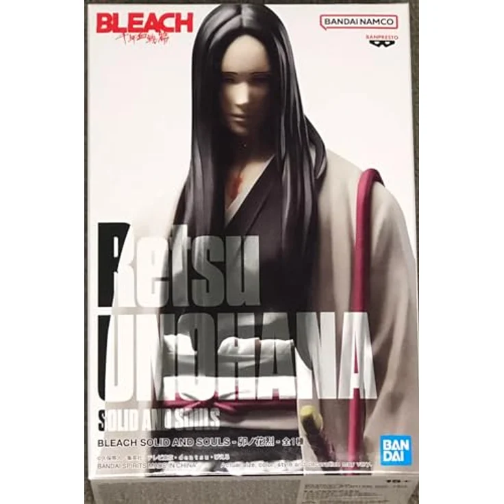 Banpresto Bleach Solid And Souls Retsu Unohana Figur, hochwertige PVC-Statikfigur, grau, One Size, limitiertes Produkt – Bild 1