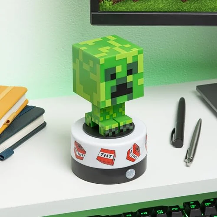 Paladone Products Paladone Icons Room Guards Minecraft Creeper, Sammelfigur für Fans der Minecraft-Serie – Bild 2