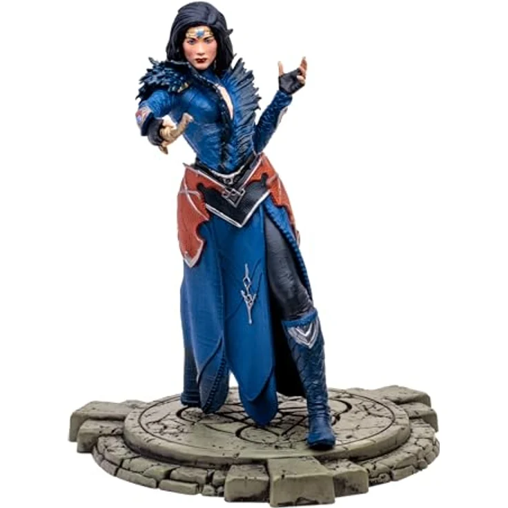 McFarlane Toys Actionfigur Diablo 4, ca. 18 cm, mit Zubehör und Sammelkarte, detailreich und beweglich, in bedruckter Fensterbox – Bild 2