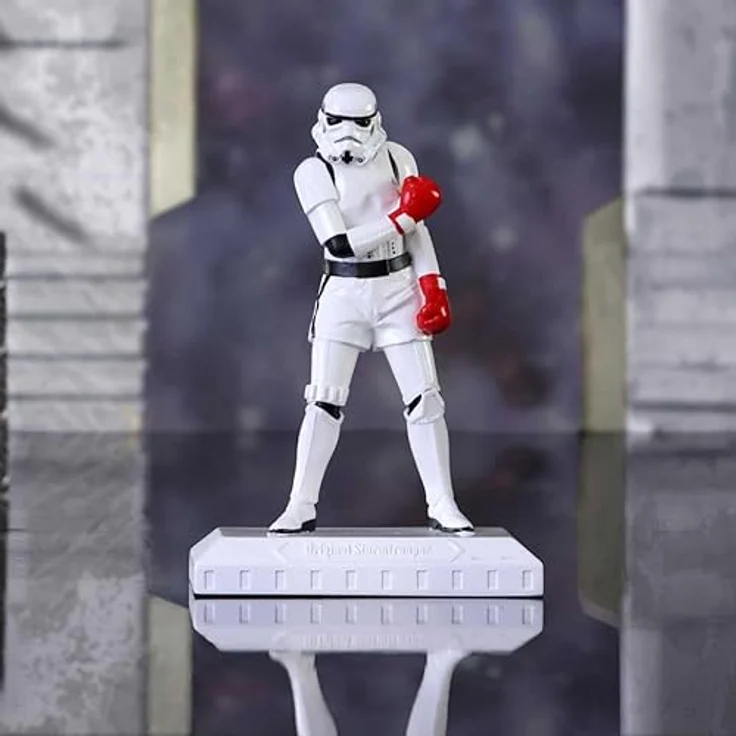 Nemesis Now Star Wars - Stormtrooper Boxer, Sammelfigur aus Polyresin, handbemalt, mit roten Boxhandschuhen – Bild 7