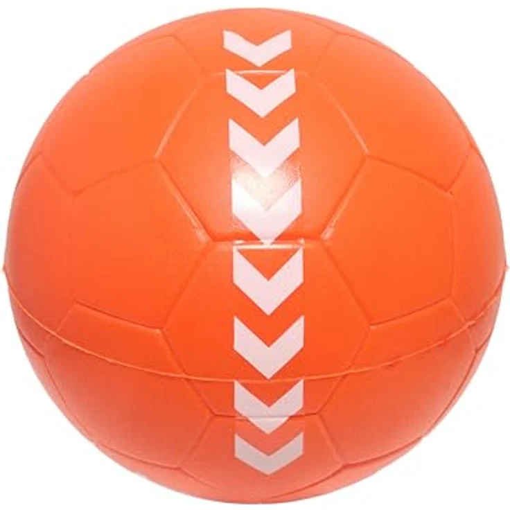 hummel Spume Junior Handball Ball 0, Orange/Weiß – Bild 2