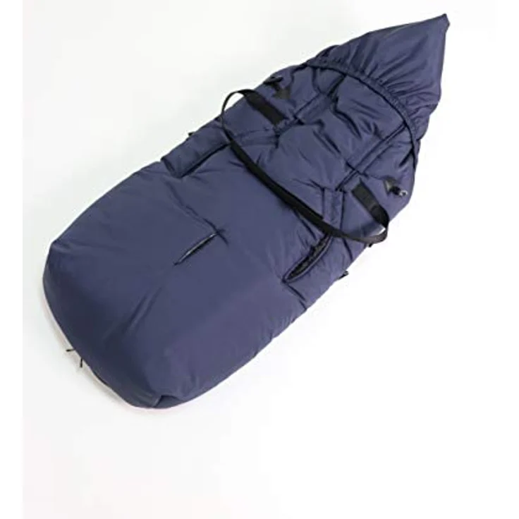 Kaiser 6576322 XL TOO Thermo Sherpa Fleece Universal, navy - Fußsack mit großzügigem Längsschlitz und wind- und wasserabweisendem Außenstoff – Bild 4
