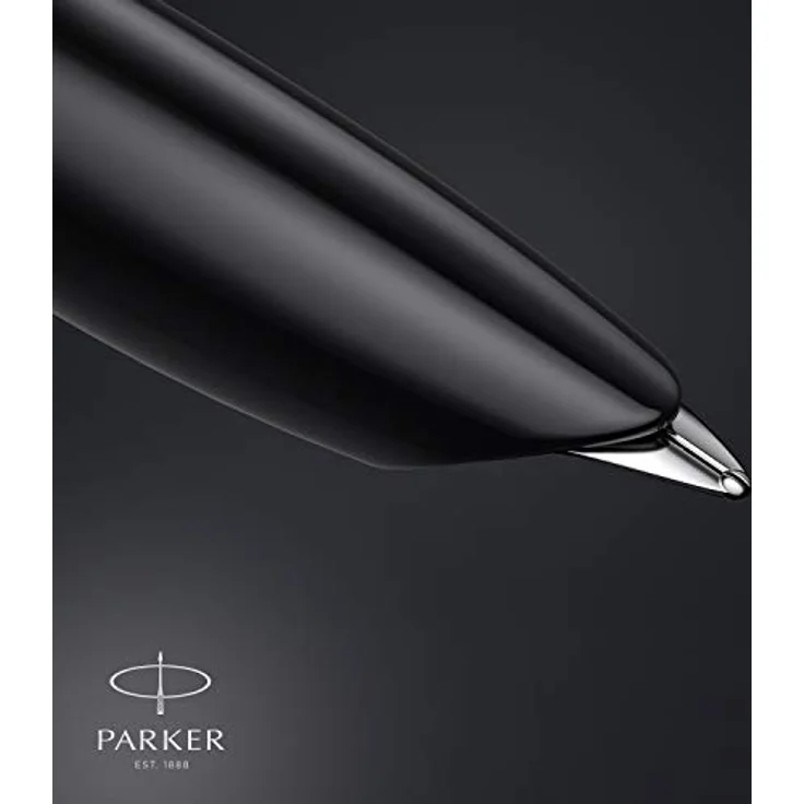 Parker Füller 51 C.C. F, Palladium, Schwarz, handmontiert, aus strapazierfähigem Edelharz – Bild 4