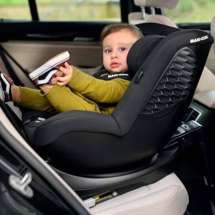 Maxi-Cosi Mica 360 S Comfort, Babyschale mit atmungsaktiven Stoffen, Autositz mit FlexiSpin-Drehung, ab 0 Monate bis 4 Jahre, mehrere Liegepositionen, G-CELL Seitenaufprallschutz – Bild 10