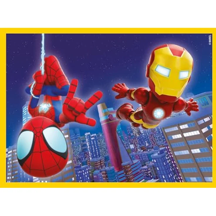 Clementoni Marvel Spidey and His Amazing Friends 12 Würfel Puzzle Kinder - Sensorik- & Motorikspielzeug, Kinder ab 3 Jahren, umweltfreundliche PLAY FOR FUTURE-Würfel – Bild 4