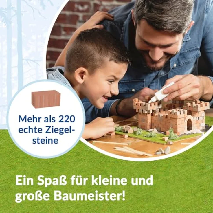 Trefl Brick Trick: Kleines Waldhaus – EKO Ziegelsteine Set mit 220 Teilen, mehrfach verwendbar, für Kinder ab 6 Jahren – Bild 5