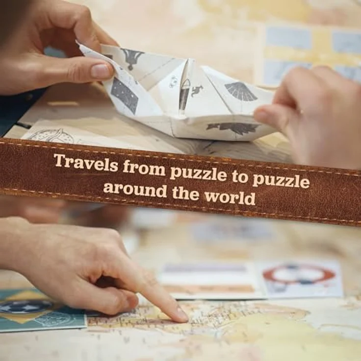 Hidden Games Professor Charlies World Tour, Puzzle-Advent Calendar für 1-6 Spieler, ab 14 Jahren, umweltfreundlich verpackt – Bild 5