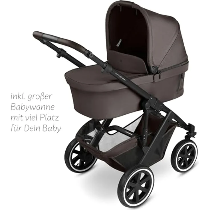 ABC Design Salsa 5 Air Teddy, 3in1 Kinderwagen mit Babywanne, Sportsitz und Babyschale, inklusive Zubehör, geeignet von Geburt bis 4 Jahre – Bild 3