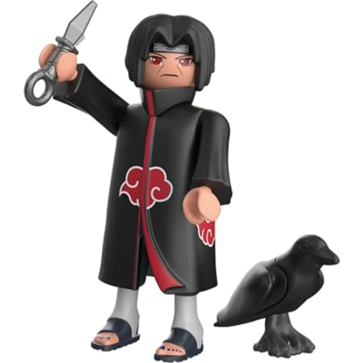 PLAYMOBIL Naruto 71226 Itachi Akatsuki, Spielfigurenset für Kinder ab 5 Jahren, robust und leicht zu reinigen – Bild 3