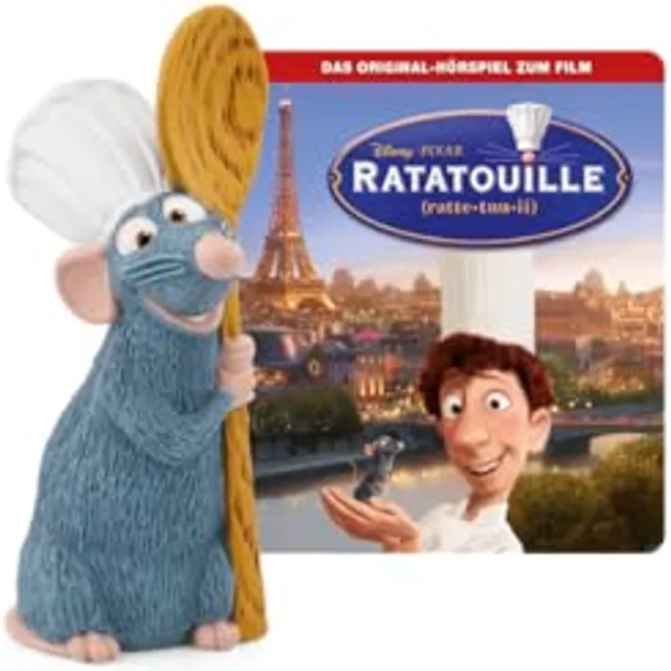 BOXINE Tonies Figur Disney - Ratatouille Hörfigur für Toniebox mit Remy, inklusive Tracklist