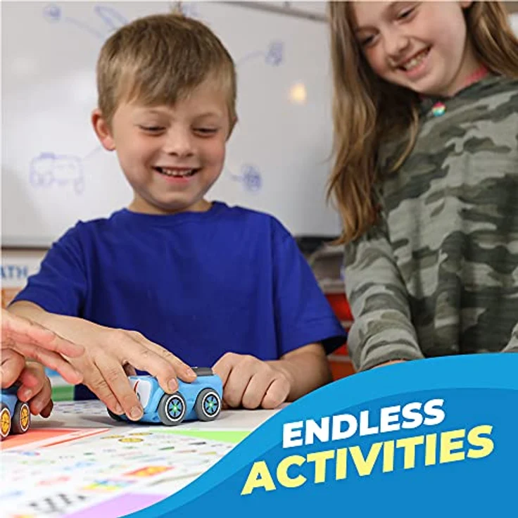 Sphero Indi: Mint-Lernroboter für Kinder ab 4 Jahren - Farbaktiviertes Spielzeugauto zum Erlernen von Programmierkonzepten, computergestütztem Denken und Problemlösung 980-0529 Blau – Bild 4