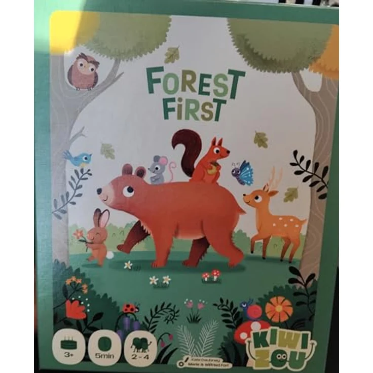 Blackrock Spiele Forest First - Brettspiel für Kinder ab 3 Jahren - Waldrennen für 2 bis 4 Spieler - Schnelles Spiel mit einfachen Regeln - Kiwizou – Bild 5