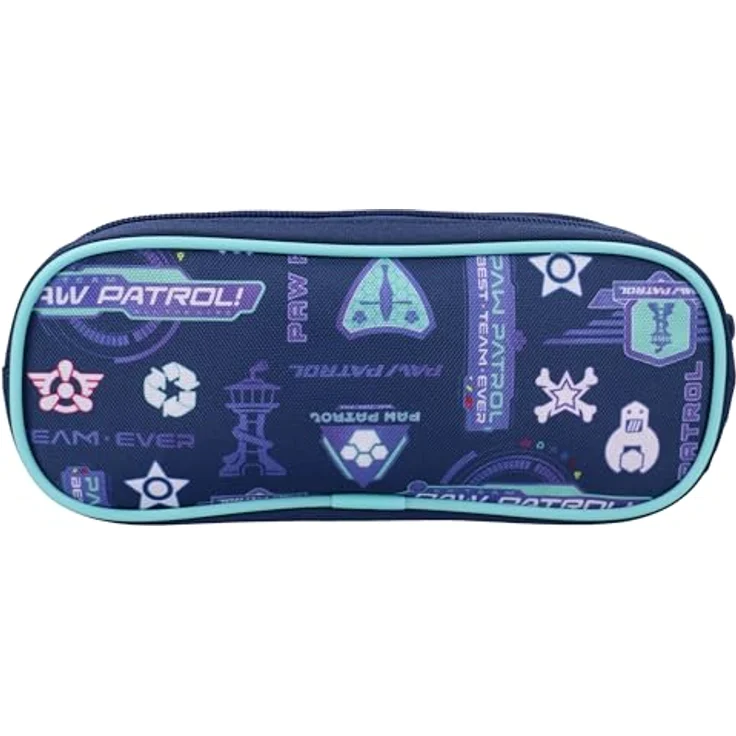 PAW PATROL Federmäppchen Best Team Ever, Doppelfach aus Polyester, 9 x 22 x 8 cm – Bild 4