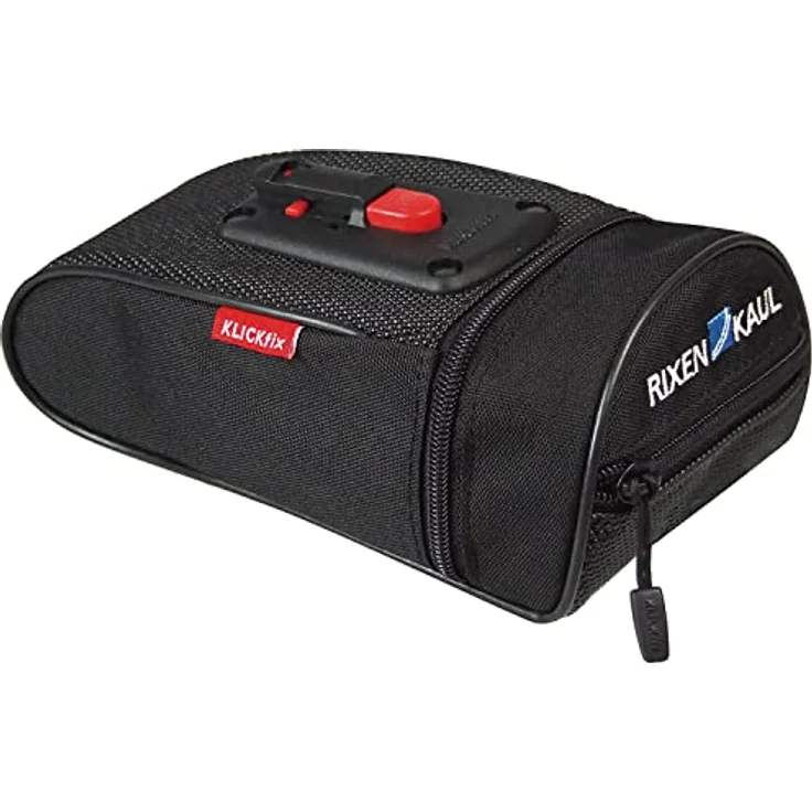 KLICKfix 0297S Farradtasche Micro 15O Plus Satteltasch, Schwarz, 19 x 9 x 7 cm – Bild 1