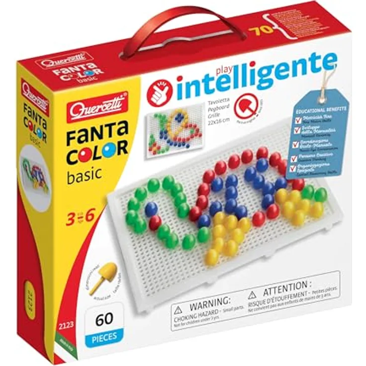 Quercetti - FC Basic d.15 - Steckspiel
