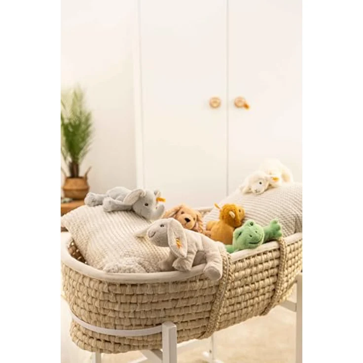 Steiff Liam Löwe 20 cm, Soft Cuddly Friends, kuschelweicher Löwe in Plüsch für babysanfte Haut, waschmaschinenfest – Bild 5