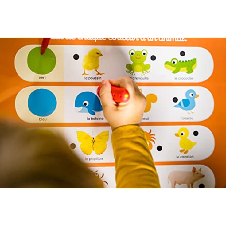 NATHAN Spiel Baby Electro - Mein Bilderbuch - Elektronisches Frage- und Antwortspiel für Kinder ab 2 Jahren, inkl. 2 LR41-Batterien – Bild 6