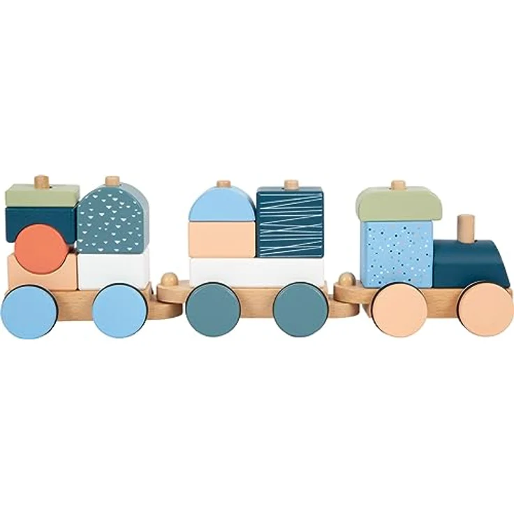 Small Foot Spielzeug-Zug Arctic, aus Holz, FSC®- schützt Wald - weltweit, zarte Trendfarben – Bild 4