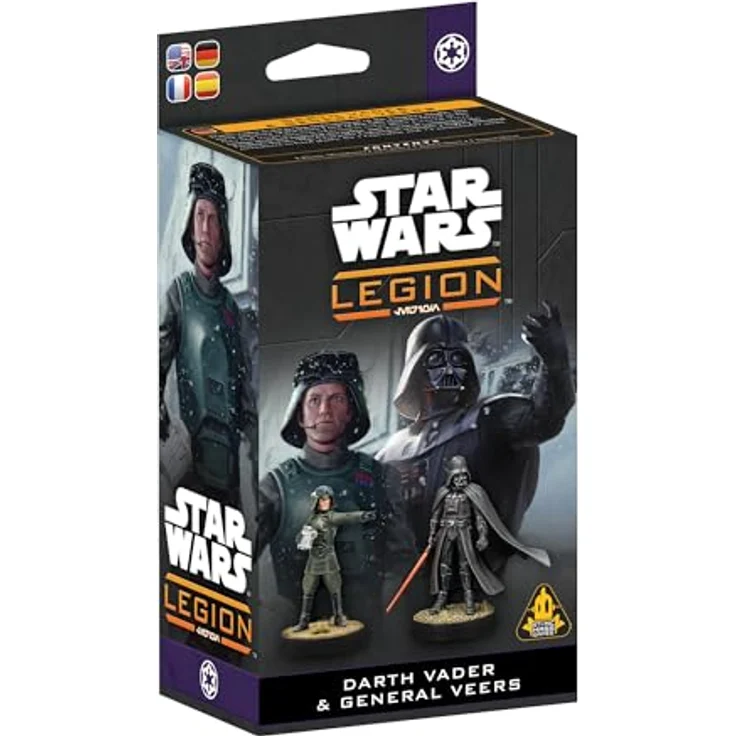 Atomic Mass Games Star Wars: Legion Darth Vader & General Veers, Charakterset mit 2 hochdetaillierten Miniaturen aus Hartplastik – Bild 1