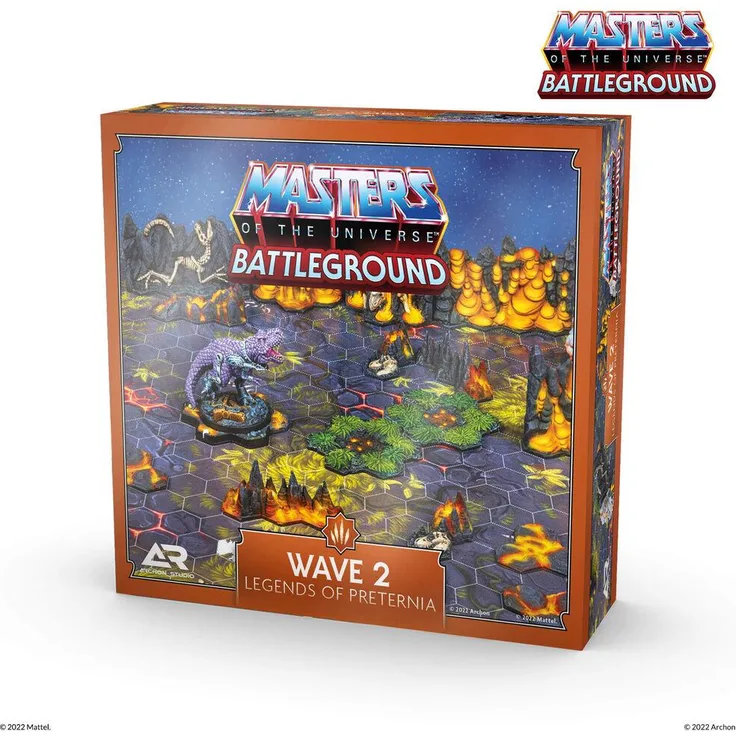 Archon Studio MOTU0055, Erweiterung für Masters of the Universe: Battleground mit neuen Miniaturen und Karten, Legends of Preternia (ES)