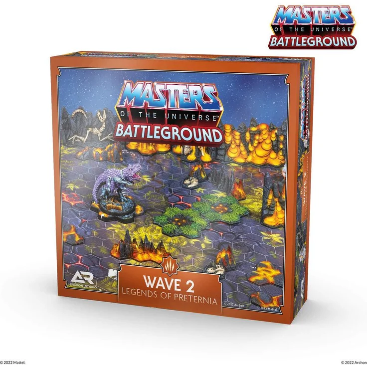 Archon Studio MOTU0055, Erweiterung für Masters of the Universe: Battleground mit neuen Miniaturen und Karten, Legends of Preternia (ES)