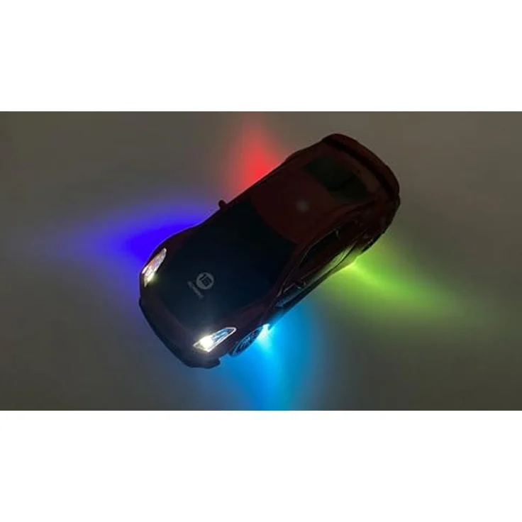Amewi Drift Sport GTR, RC Modellauto 1:43 Elektro Sportwagen mit Allradantrieb (4WD), rot, 2,4GHz, Gyro-Stabilisierung, LED-Beleuchtung, bis zu 15 km/h – Bild 9