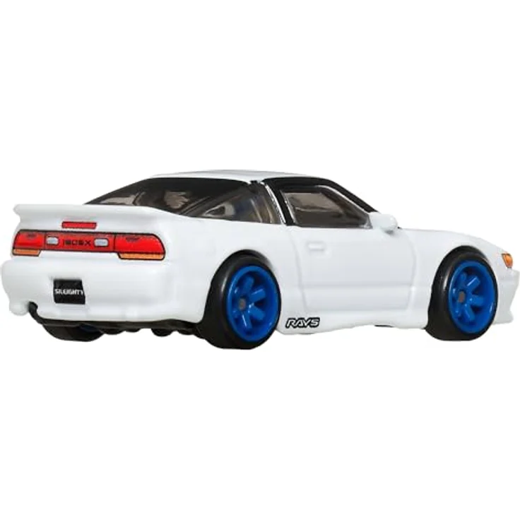 Hot Wheels Nissan Sileighty, 2-tlg. Die-Cast Spielzeugauto Set mit Real Riders Reifen und Metall/Metall Karosserien – Bild 4