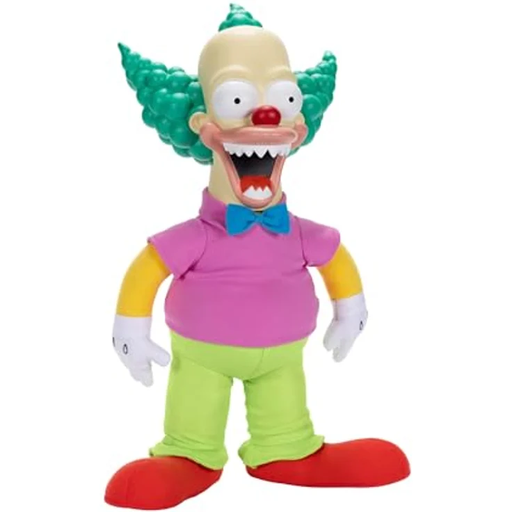 Jakks Pacific The Simpsons Talking Krusty Doll Plüsch, 46 cm Good and Evil Krusty Pull String Puppe, aus The Classic Treehouse of Horror III Episode, Soft Plüsch, Originalverpackung, für Simpsons Fans – Bild 4
