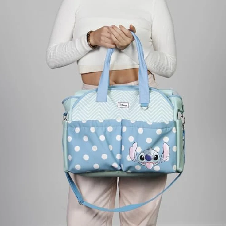 Karactermania Wickeltasche Disney Lilo & Stitch, flüssigkeitsabweisend, mit 5 Innenfächern und verstellbarem Schultergurt – Bild 6