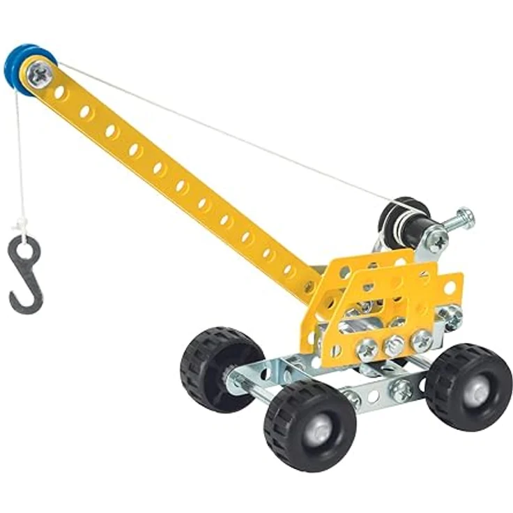 Eitech Kran Mini Metallbaukasten, 73 Teile, Made in Germany für Kinder ab 6 Jahren, robust und kreativitätsfördernd – Bild 2
