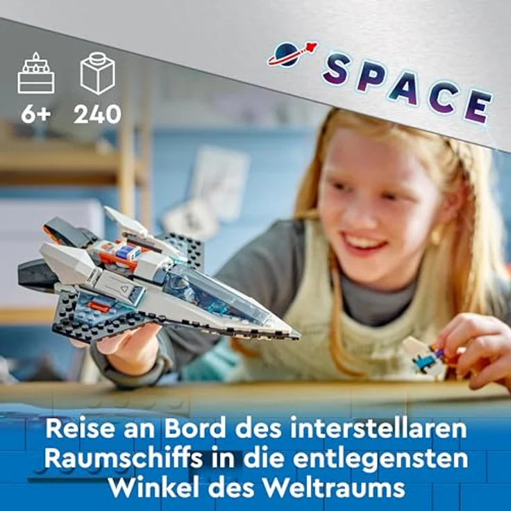 LEGO City Raumschiff, Weltraum-Spielzeug mit Space Shuttle für Kinder zum Bauen, Jungen und Mädchen ab 6 Jahren, Set mit Astronaut-Figur 60430 – Bild 2