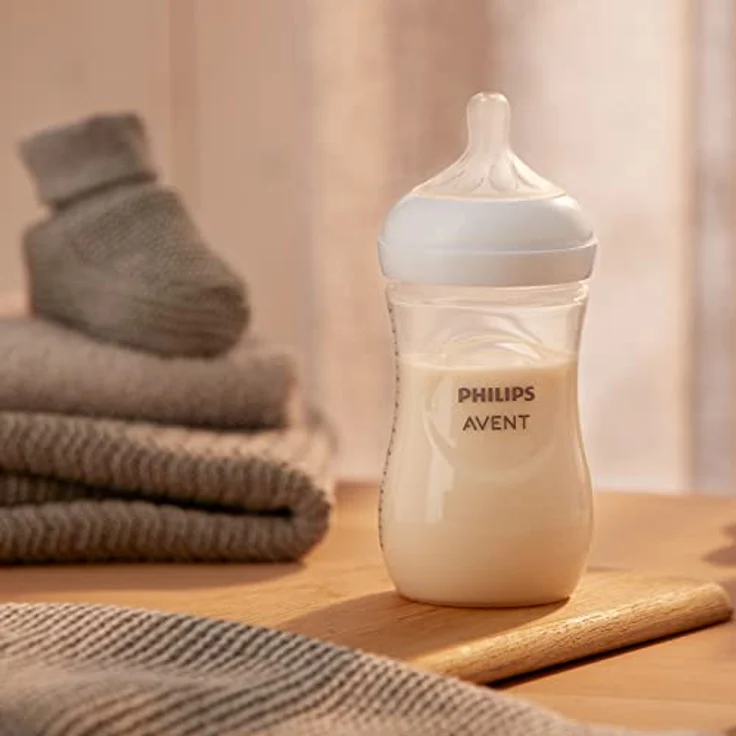 Philips Avent Babyflaschen Natural Response – 3x Babyflaschen, 260 ml, für Neugeborene ab 1 Monat, BPA-frei (Modell SCY903/03) – Bild 6