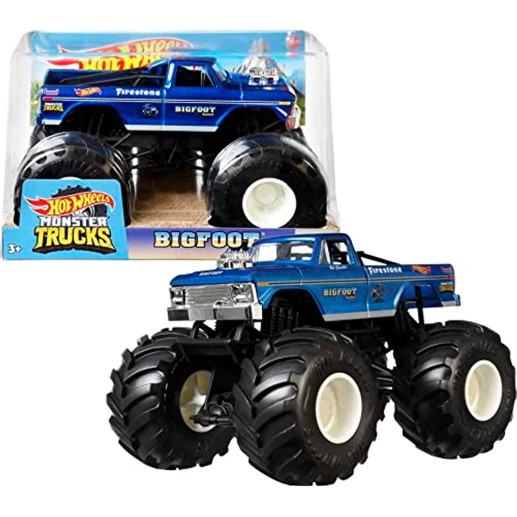Hot Wheels Monster Trucks Oversized (Bigfoot) – Bild 2
