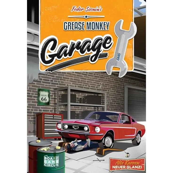 Board Game Circus Grease Monkey Garage, Brettspiel mit hochwertigen Spielkomponenten, kompakter Aufbewahrung, für verschiedene Altersgruppen – Bild 5