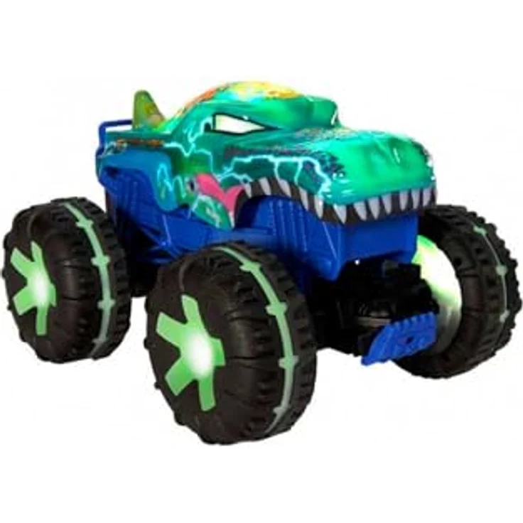 Hot Wheels RC-Monstertruck Monster Trucks Mega-Wrex Alive-Fahrzeug, mit Licht und Sound, interaktive Spielmodi - Preisvergleich – Bild 4