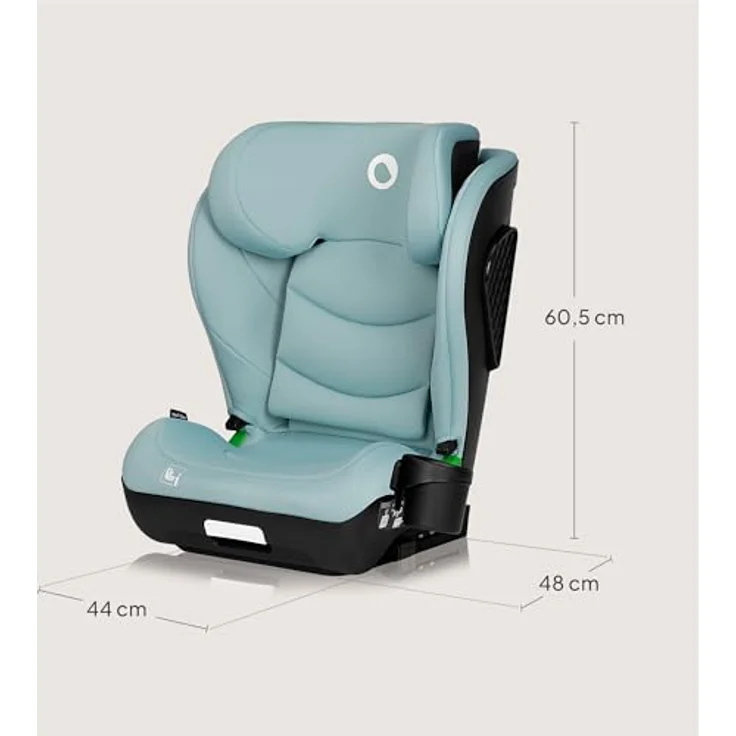 lionelo Autokindersitz NEAL I-SIZE, für Kinder von 100-150 cm, Isofix & Gurt, Getränkehalter, waschbarer Bezug – Bild 9