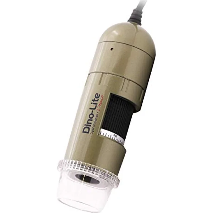 Dino Lite AM4113ZT Handmikroskop, 200 × Vergrößerung, USB 2.0, 1280 x 1024 Auflösung, einstellbare Polarisierung, Mess- und Kalibrierungsfunktionen