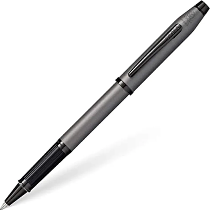 Cross Century Rollerball, eleganter Schreibstift mit dokumentenechter Gel-Tinte, Strichbreite 0,7 mm, Schwarz, inklusive Geschenkbox