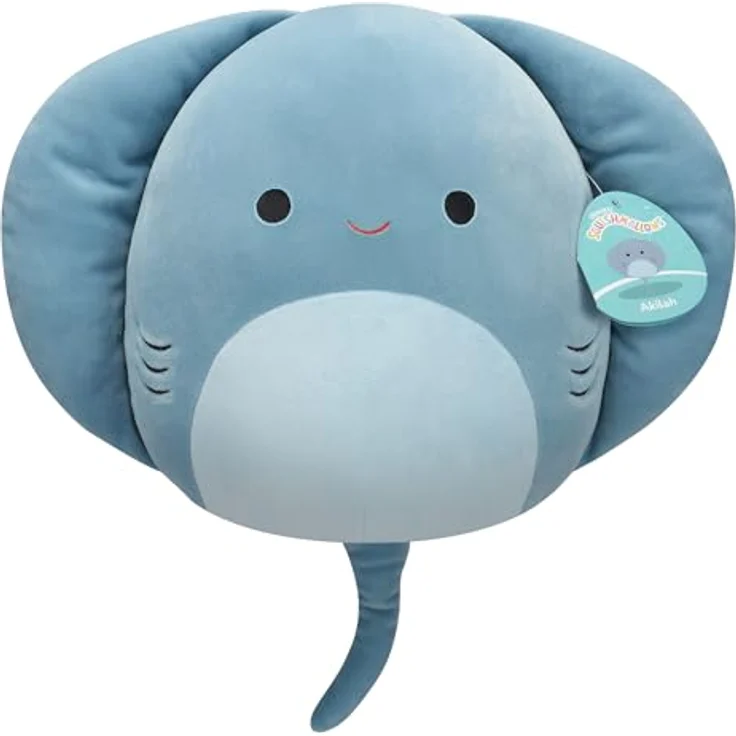 Squishmallows SQCR06619 - Akilah der Stachelrochen 30 cm, offizielles Jazwares Plüsch, superweiches Kuscheltier – Bild 1