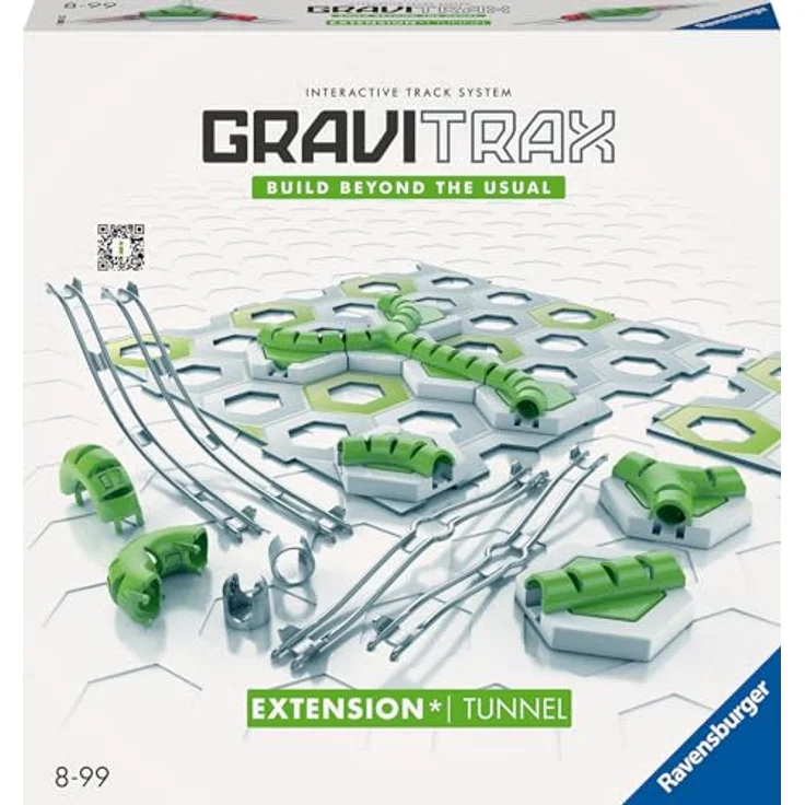 Ravensburger GraviTrax Extension Tunnel - Zubehör für das Kugelbahnsystem. Kombinierbar mit allen GraviTrax Produktlinien, Starter-Sets, Extensions und Elements, Konstruktionsspielzeug ab 8 Jahren – Bild 2