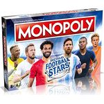 Winning Moves Football Stars Monopoly-Brettspiel, Spielzeug für Kinder ab 8, mit Ronaldo, Messi, Neymar, Harry Kane und Salah