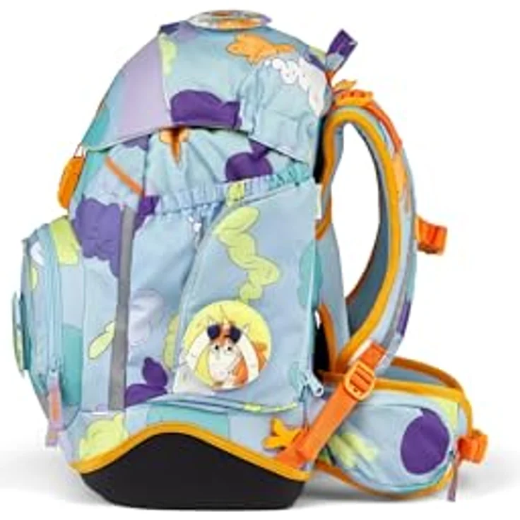ergobag Schulranzen pack Set (6-tlg.), ergonomischer Schulrucksack mit verstellbarem Your-Size-System und individuellen Kletties – Bild 5