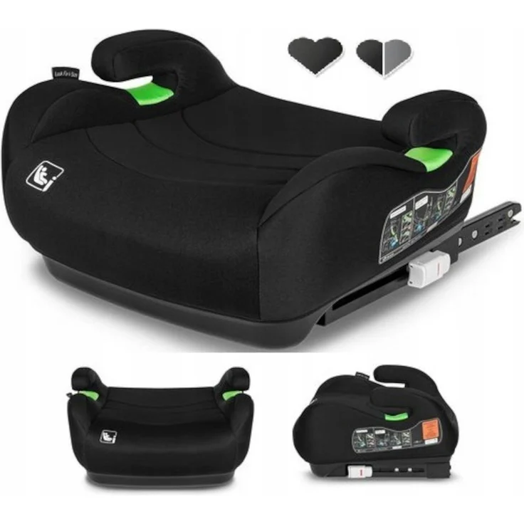 lionelo Kindersitzerhöhung LUUK FIX I-SIZE, ISOFIX / I-SIZE / Maschinenwaschbar, 22-36 kg, 125-150 cm, (Set) – Bild 1