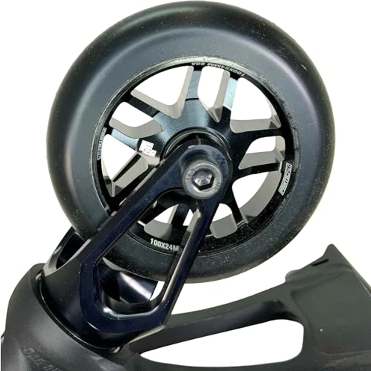 Fantic26 Stuntscooter Fantic26 Base, 100mm Rolle mit ABEC-11-Kugellagern, Aluminium 6061-T6, 208g, schwarz – Bild 5