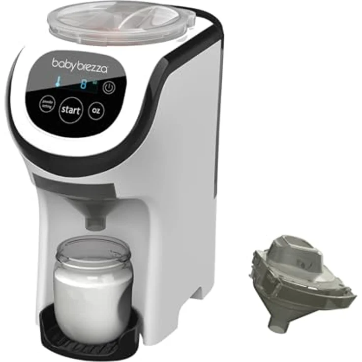 Baby Brezza Babyflaschenwärmer Formula Pro Mini Flaschenzubereiter mit Milchpulvertrichterset, stressfreie Zubereitung – Bild 2
