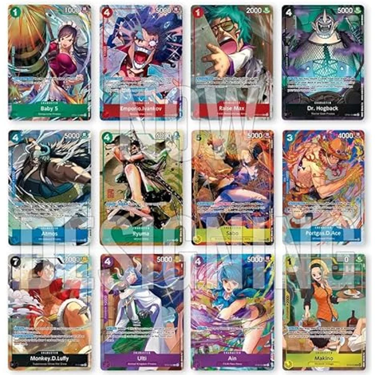 Konami One Piece Card Game - Premium Card Collection - Best Selection Vol. 3 - Englisch, 12 Karten (Holo + Strukturfolie) mit neuen Illustrationen, original verschweißt – Bild 2