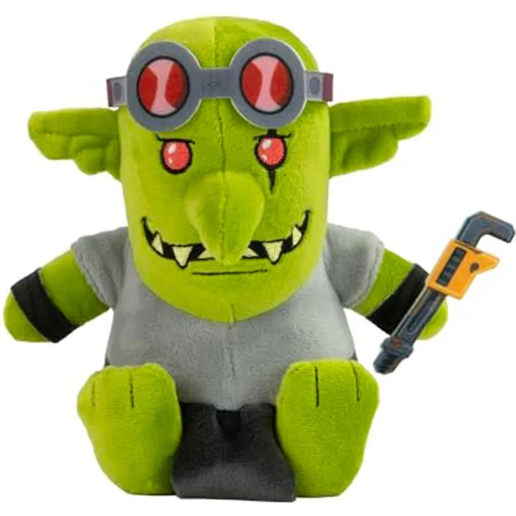 TOMY Warhammer SPANNA GROT PLUSH, Kuscheltier mit langlebiger und flexibler Gestaltung, Zubehör, hochwertige Materialien